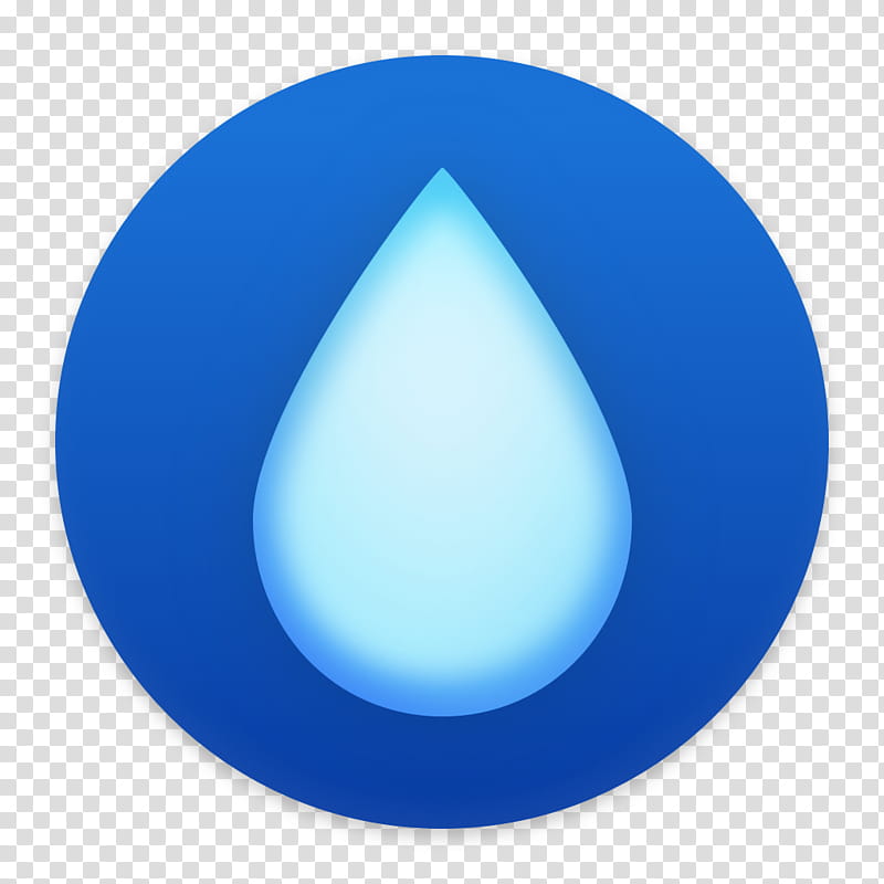 800x800 Clay Os A Macos Icon, Deluge, Blue And Teal Water Droplet Icon