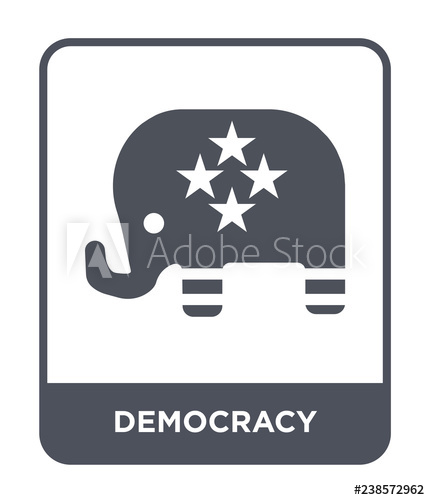 430x500 Democracy Icon Vector