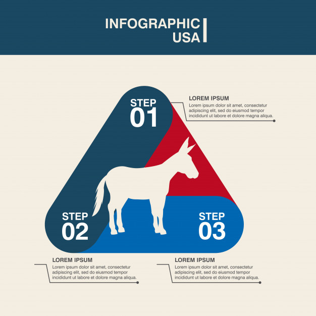 626x626 Democrat Party Usa Isolated Icon Vector Premium Download