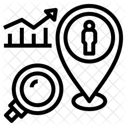 256x256 Demographic Icon Of Line Style