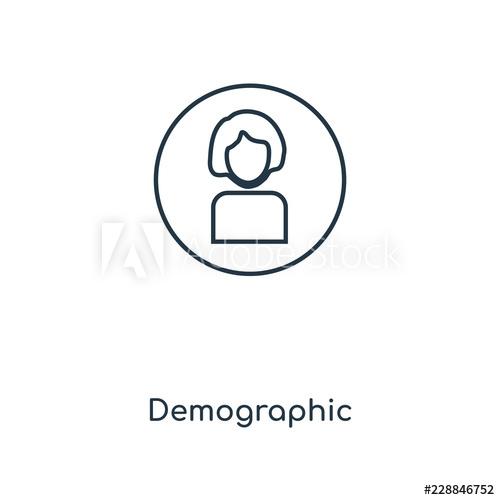 500x500 Demographic Icon Vector