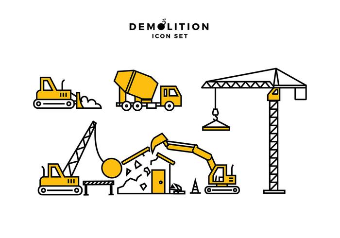 700x490 Demolition Icon Free Vector