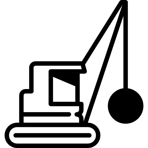 512x512 Demolition Crane Icons Free Download