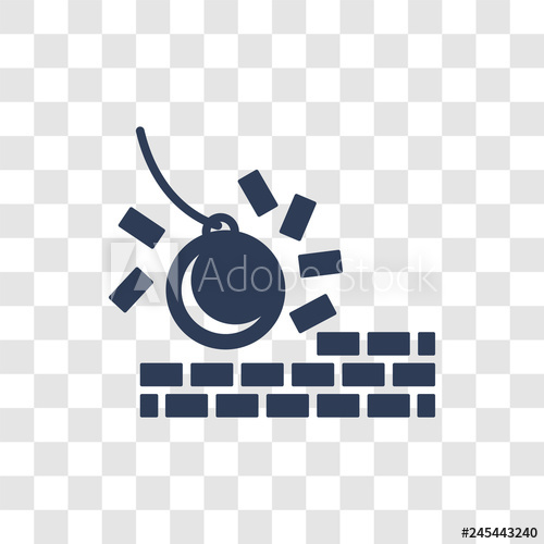 500x500 Demolition Icon Vector