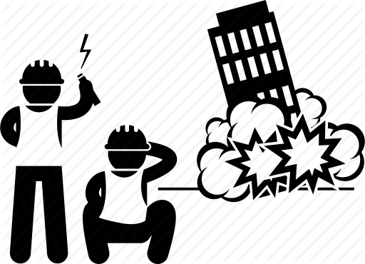 512x370 Bomb, Demolish, Demolition, Denotation, Destroy, Detonate, Worker Icon