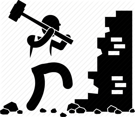 512x442 Building, Construction, Hard Labor, Knocking, Smashing, Wall