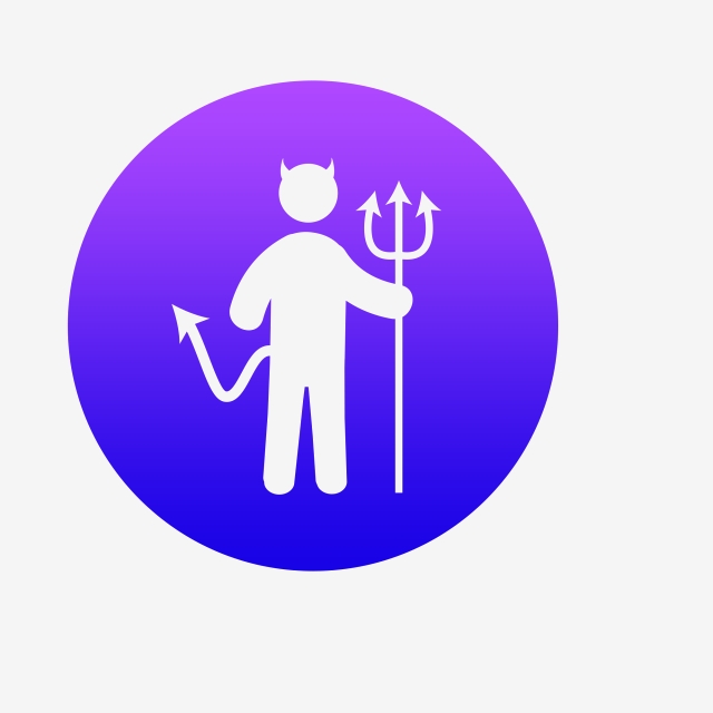 640x640 Round Character Icon Download, Character Icon, Small Icon, Demon