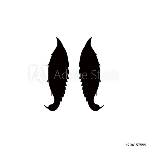 500x500 Wings Of The Demon Icon Element Of Angel And Demon For Mobile