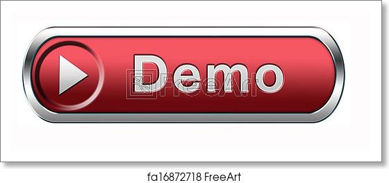560x264 Free Art Print Of Demo Icon Demo Download Button Or Icon For Free