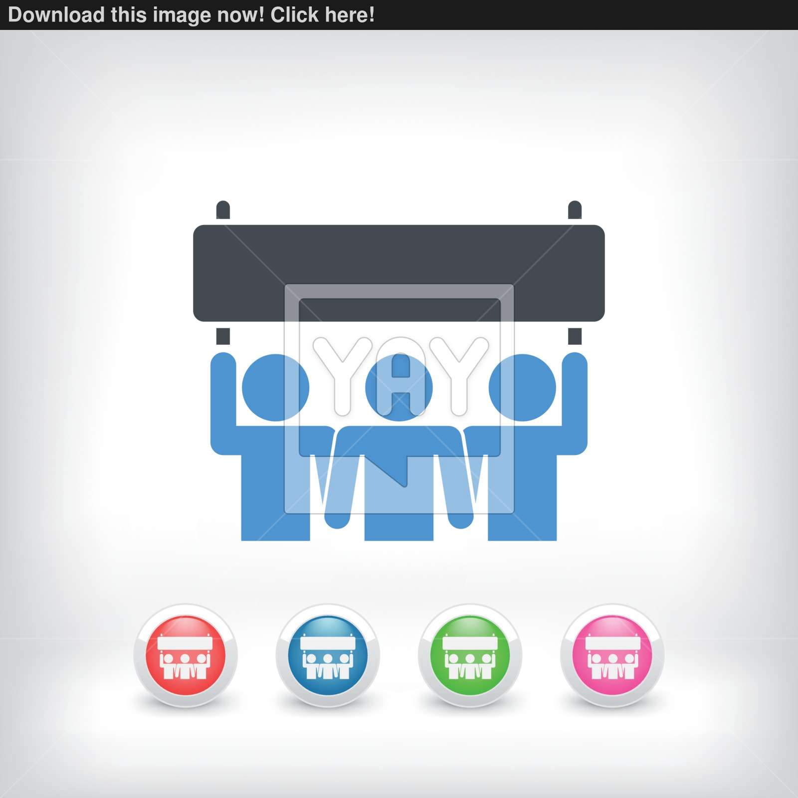 1600x1600 People Demonstration Icon Vector