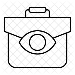 256x256 Portfolio Demonstration Icon Of Line Style