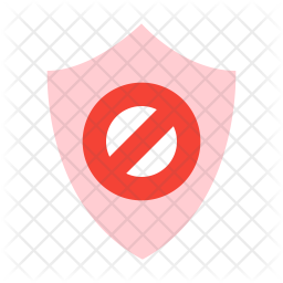 256x256 Access Denied Icon Of Flat Style