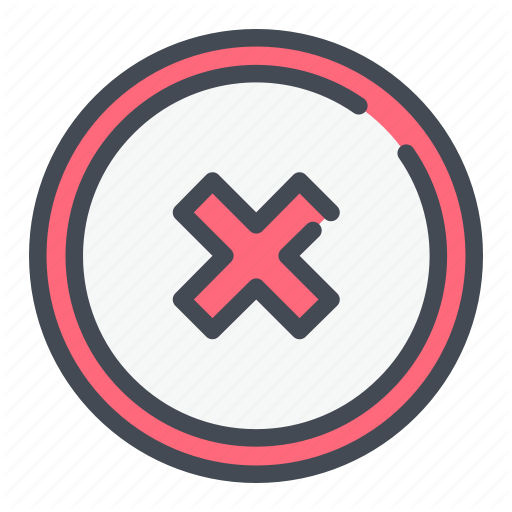 512x512 Circle, Close, Denied, Negative, Rejection, Result Icon