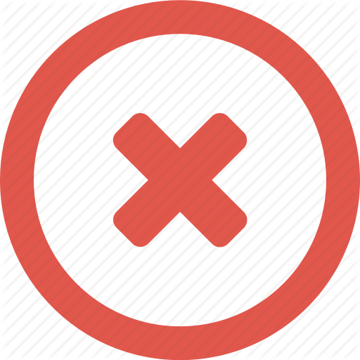 512x512 Close, Denied, Round, X Icon
