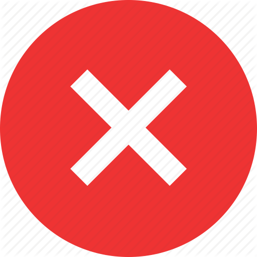 512x512 Cross, Delete, Denied, Stop, Stopped, X Icon