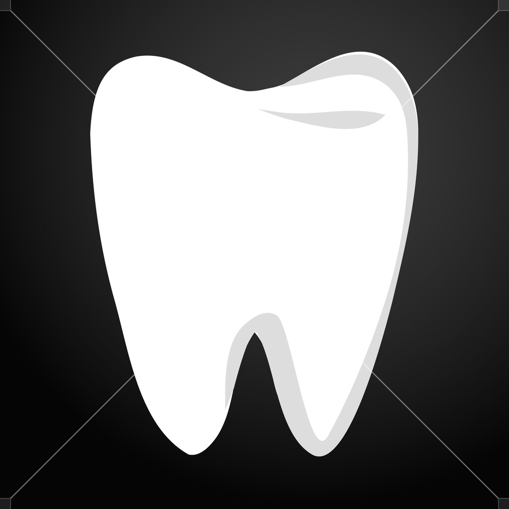 1000x1000 Tooth Symbol Mouth Dental Icon Royalty Free Stock Image