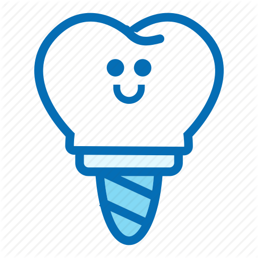 512x512 Character, Dental, Dentist, Medical, Molar, Tooth, Tooth Implant Icon