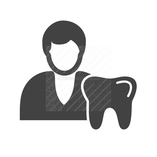 600x600 Dentist Glyph Icon