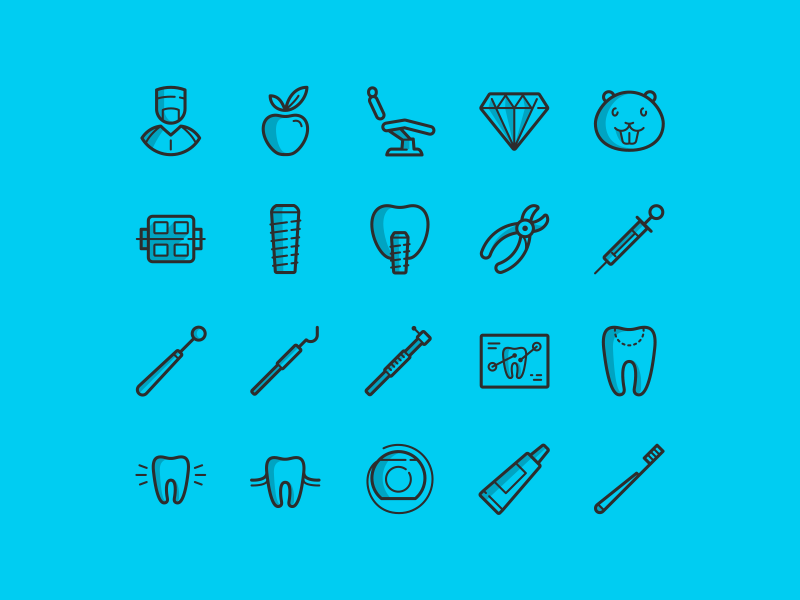800x600 Free Dental Icons