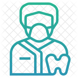 256x256 Dentist Icon Of Gradient Style