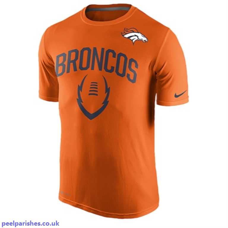 768x768 Clothing Men's Nike Orange Football T Shirt Nfl Dri Fit Legend