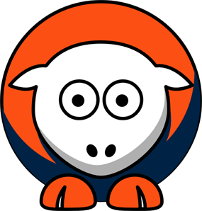 285x298 Sheep Toned Denver Broncos Team Colors Png, Clip Art For Web