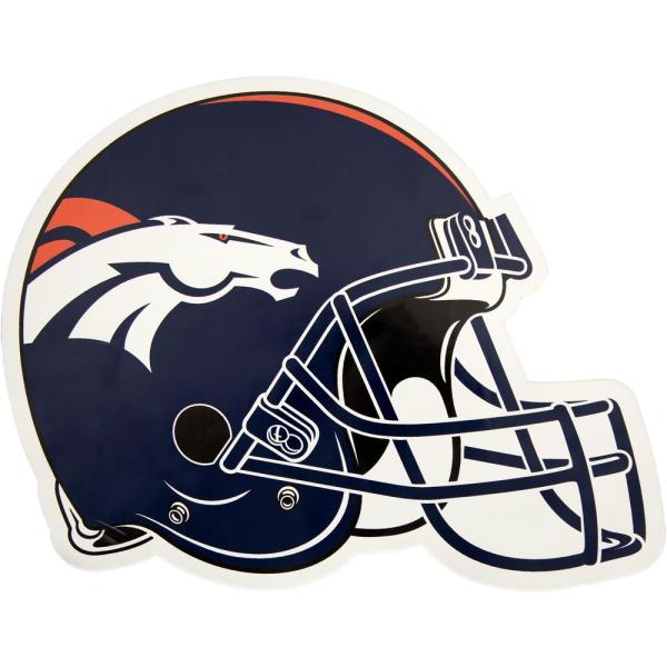600x600 Applied Icon Nfl Denver Broncos Outdoor Helmet Graphic Large