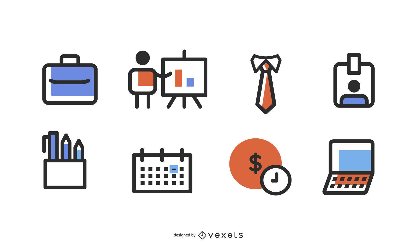 1701x1000 Finance Department Icon Set