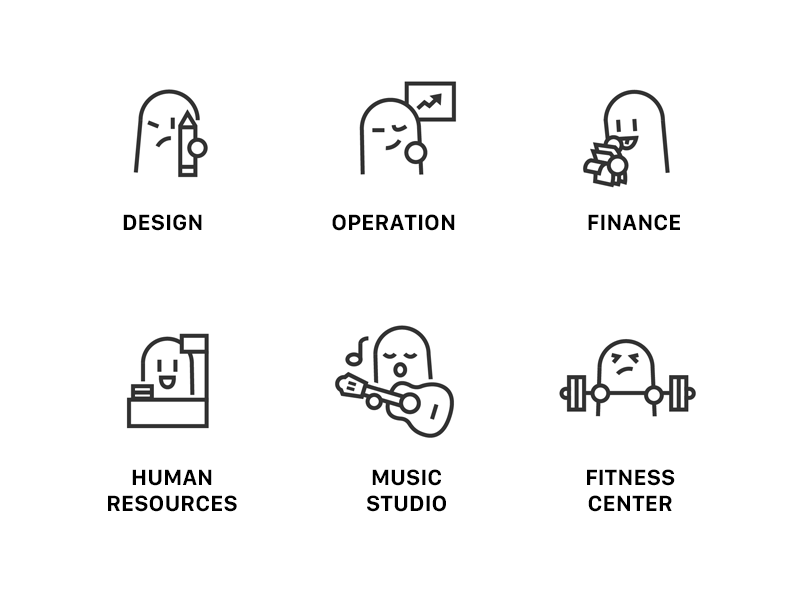 800x600 Company Department Icons