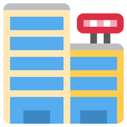 256x256 Department, Store, Supermarket, Building, Infrastructure, Emoj