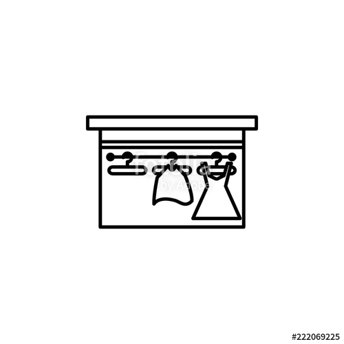 500x500 Women Department Store Outline Icon Element Of Shopping Icon