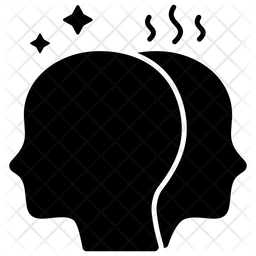 256x256 Depression Icon Of Glyph Style