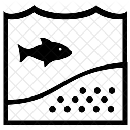 256x256 Depth Icon Of Glyph Style