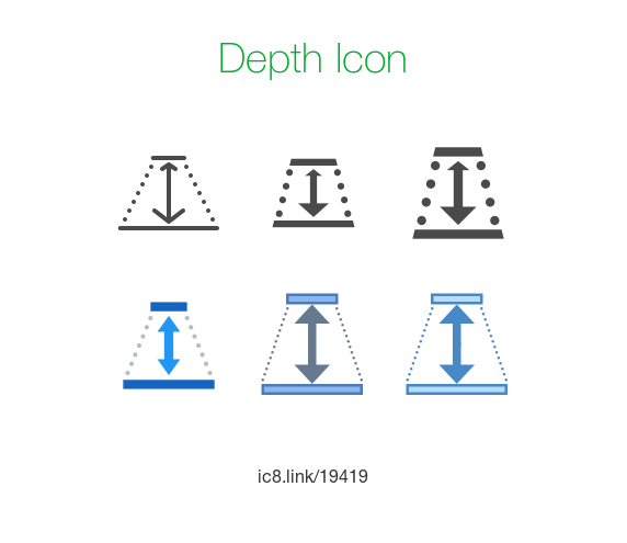 Depth Icon at Vectorified.com | Collection of Depth Icon free for ...