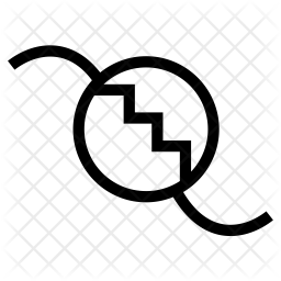 256x256 Bit Depth Icon Of Line Style