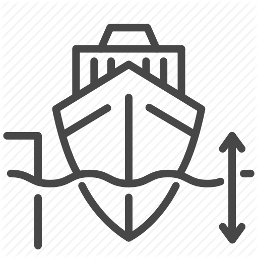512x512 Deep Water, Depth, Interval, Marine, Port, Sea Freight, Ship Icon