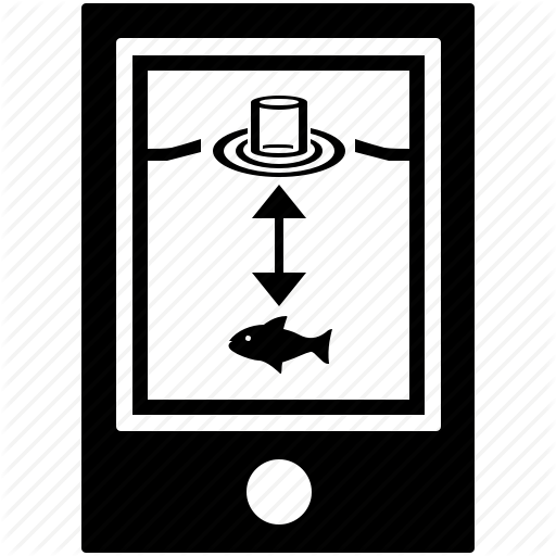 512x512 Depth, Device, Find, Fish, Fishfinder, Search Icon