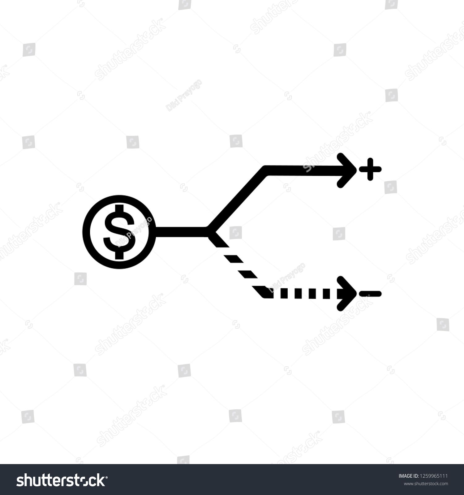 1500x1600 Money Icon Designed With Two Arrow