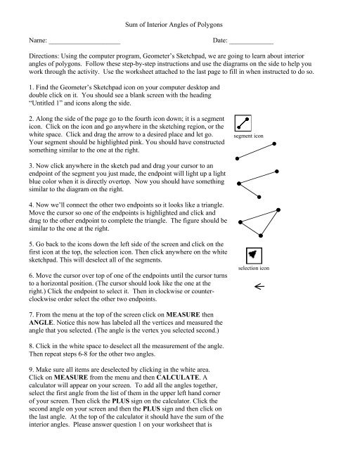 495x640 Sum Of Interior Angles Of Polygons Name