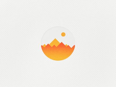 400x300 Desert Icon Design Surf Logo, Dot Logo, Icon Design