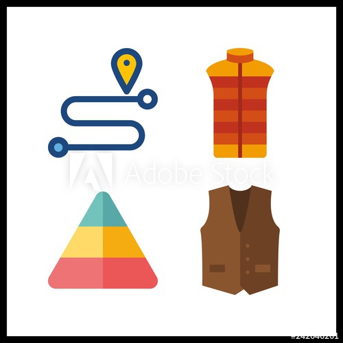 500x500 Desert Icon Vector Illustration Desert Set Vest And Route