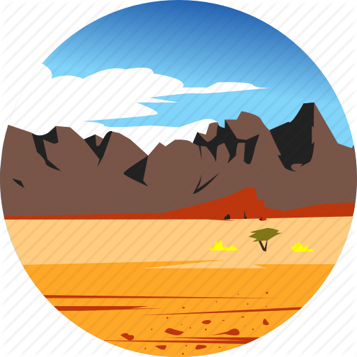 512x512 Desert, Landscape, Mountains, Nature, Parks, Scenery Icon