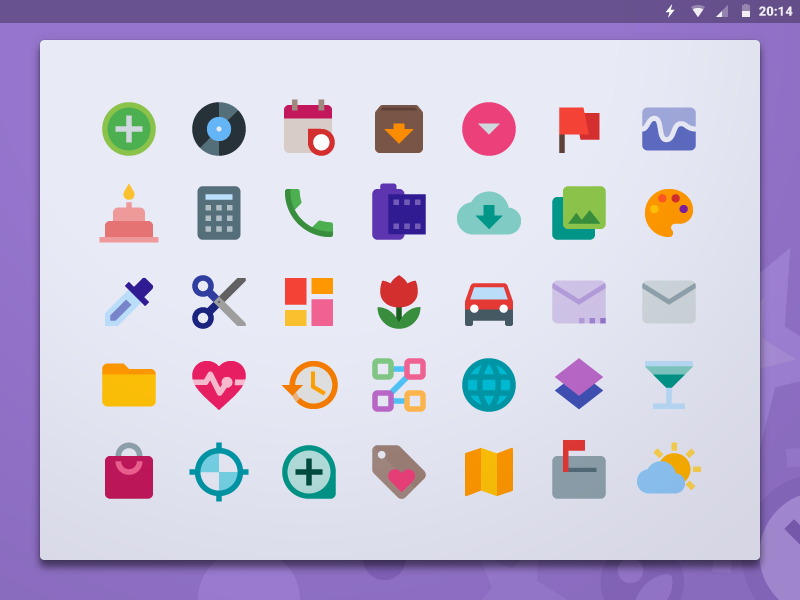 Material Color Icon Set 800x600 Material Color Icon Set