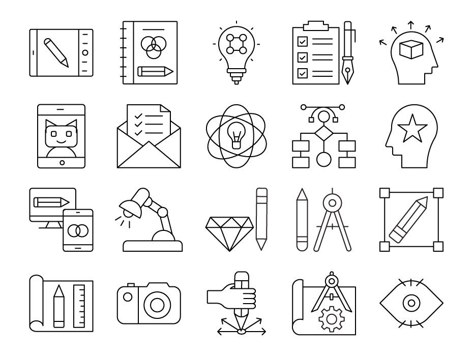 930x700 Design Thinking Icon Set Frebers