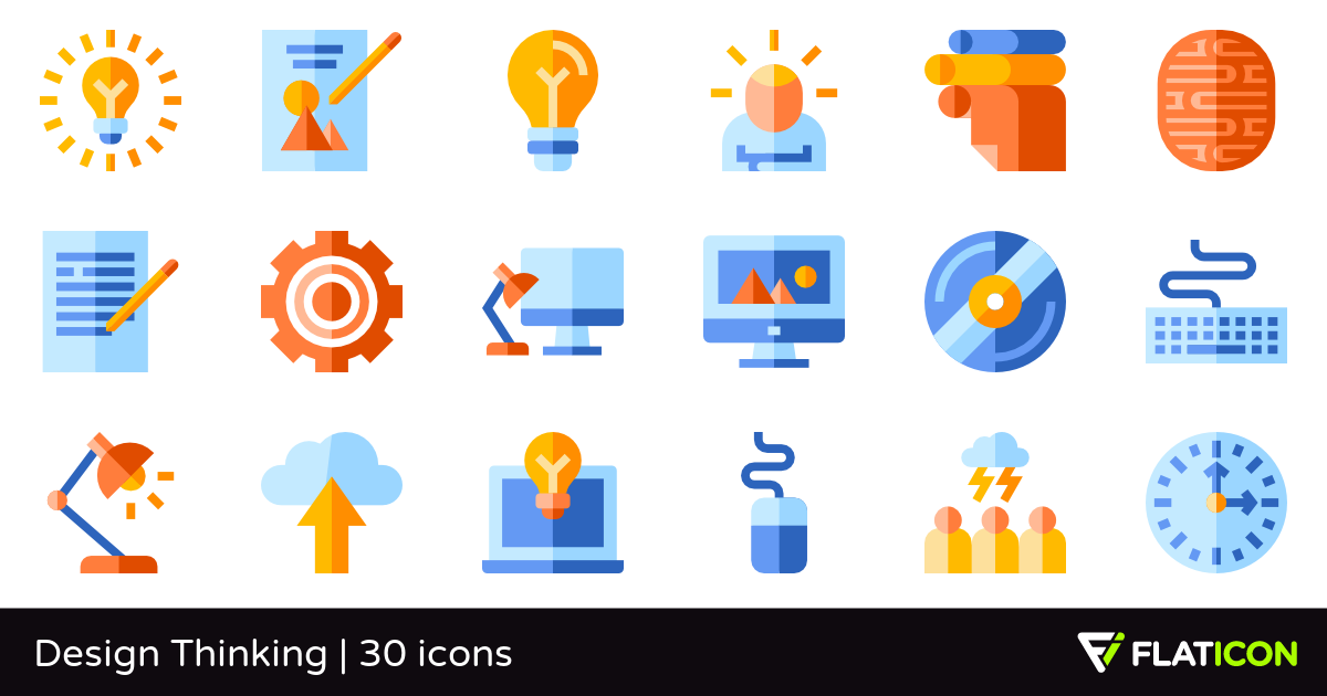 1200x630 Design Thinking Free Icons