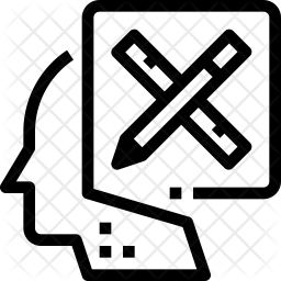 256x256 Design Thinking Icon Of Line Style