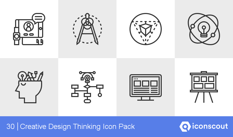 896x528 Download Creative Design Thinking Icon Pack