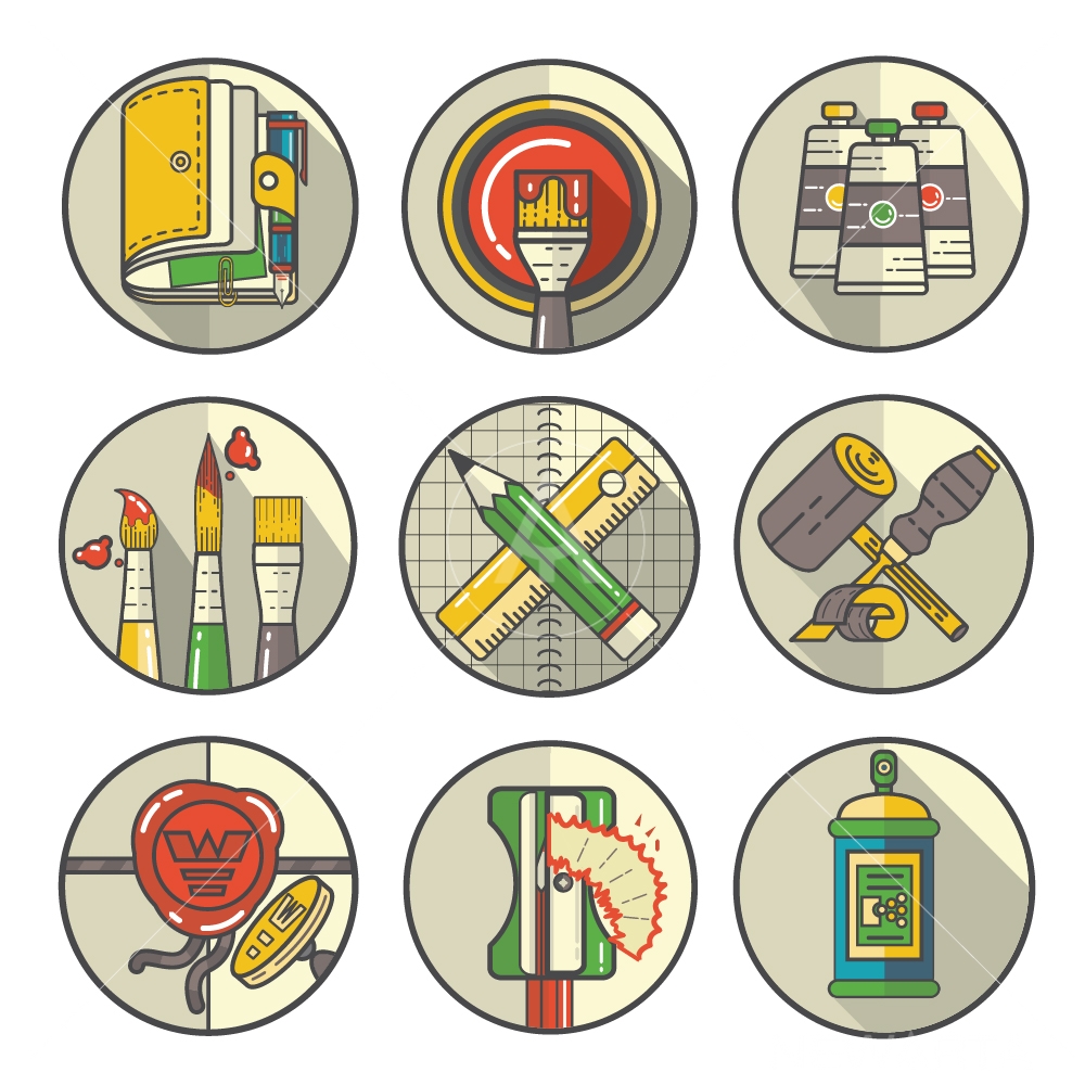 1000x1000 Designer Tools Icon Pack Volume