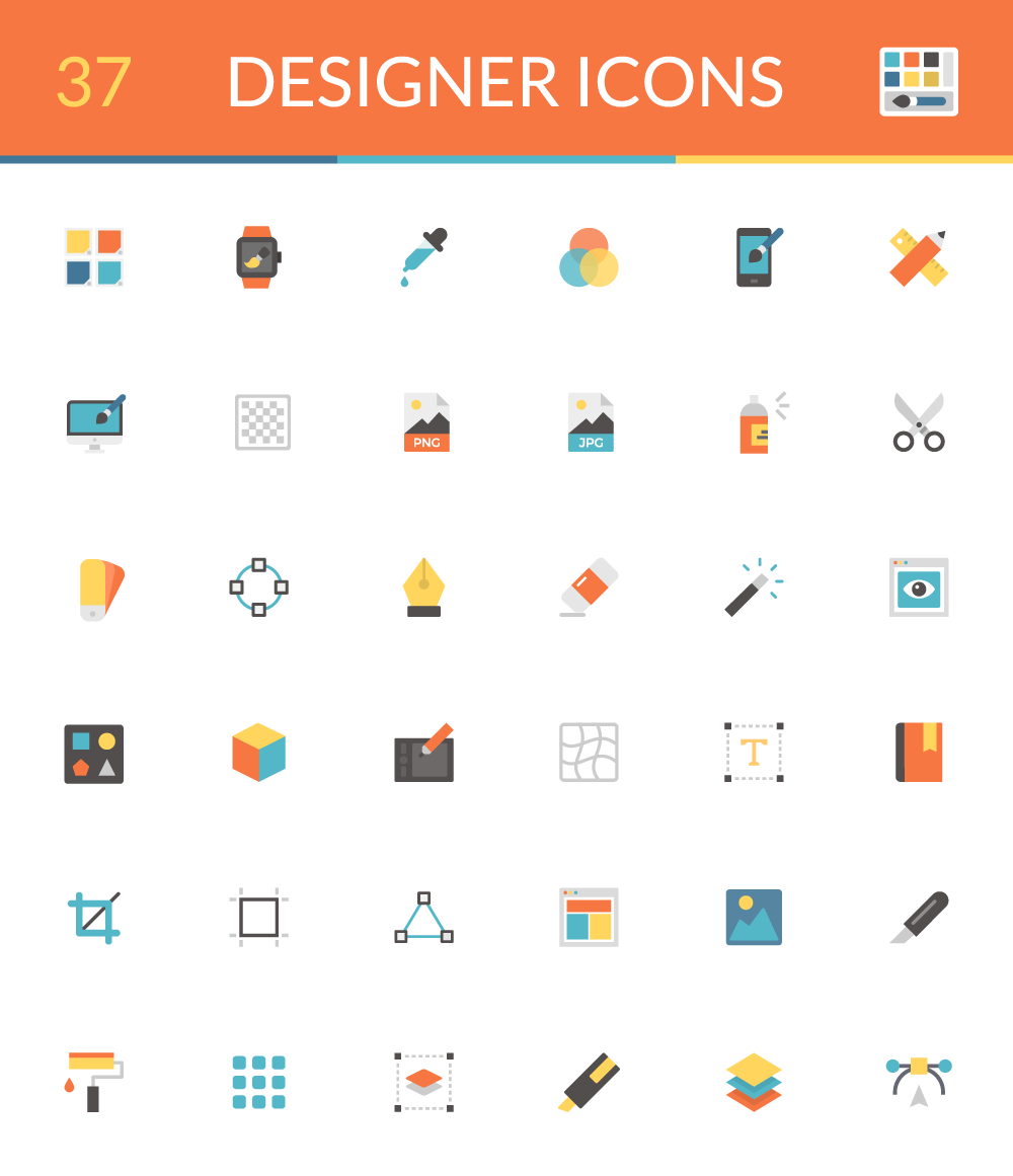 1000x1161 Designer Vector Icons