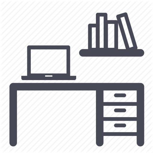 512x512 Desk, Office, Table, Working Icon